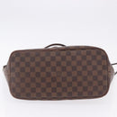 LOUIS VUITTON Damier Ebene Neverfull MM Tote Bag N51105 LV Auth 199984-14