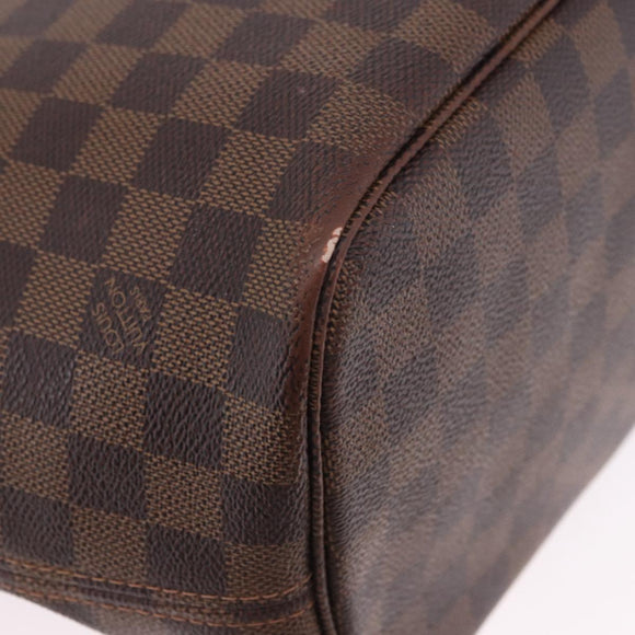 LOUIS VUITTON Damier Ebene Neverfull MM Tote Bag N51105 LV Auth 199984