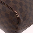 LOUIS VUITTON Damier Ebene Neverfull MM Tote Bag N51105 LV Auth 199984-18