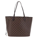 LOUIS VUITTON Damier Ebene Neverfull MM Tote Bag N51105 LV Auth 199984-2