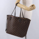 LOUIS VUITTON Damier Ebene Neverfull MM Tote Bag N51105 LV Auth 199984-27