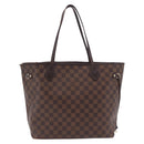 LOUIS VUITTON Damier Ebene Neverfull MM Tote Bag N51105 LV Auth 199984-3