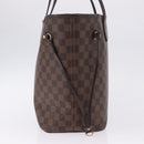 LOUIS VUITTON Damier Ebene Neverfull MM Tote Bag N51105 LV Auth 199984-7