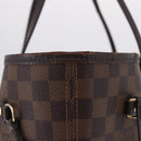 LOUIS VUITTON Damier Ebene Neverfull MM Tote Bag N51105 LV Auth 199984-8
