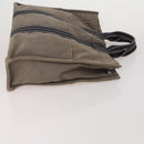 HERMES Fourre Tout MM Hand Bag cotton 4Set Navy Black Auth 199989-16