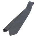 LOUIS VUITTON Necktie Silk Gray LV Auth 199991M-1
