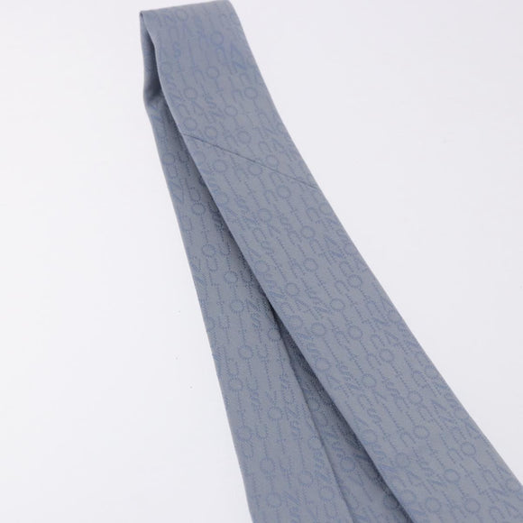 LOUIS VUITTON Necktie Silk Light Blue LV Auth 199992M