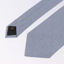 LOUIS VUITTON Necktie Silk Light Blue LV Auth 199992M-3