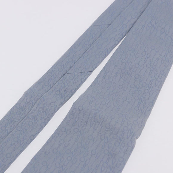 LOUIS VUITTON Necktie Silk Light Blue LV Auth 199992M