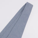 LOUIS VUITTON Necktie Silk Light Blue LV Auth 199992M-7