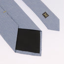 LOUIS VUITTON Necktie Silk Light Blue LV Auth 199992M-9