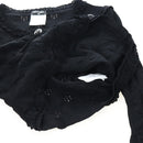 CHANEL cardigan Jacket Viscose Black CC Auth 199994M-15