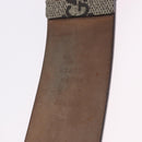 GUCCI GG Supreme King Snake Print Belt PVC 39.4"" Beige Gold 434520 Auth 199995A-9