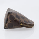 LOUIS VUITTON Damier Ebene Pochette Cosmetic PM Pouch N47516 LV Auth 199996-3