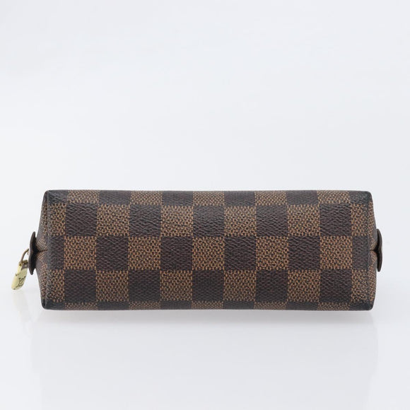 LOUIS VUITTON Damier Ebene Pochette Cosmetic PM Pouch N47516 LV Auth 199996