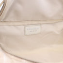 CHANEL New Travel Line Cosmetic Pouch Nylon Beige CC Auth 199997A-21