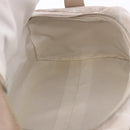 CHANEL New Travel Line Cosmetic Pouch Nylon Beige CC Auth 199997A-22