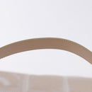 CHANEL New Travel Line Cosmetic Pouch Nylon Beige CC Auth 199997A-14