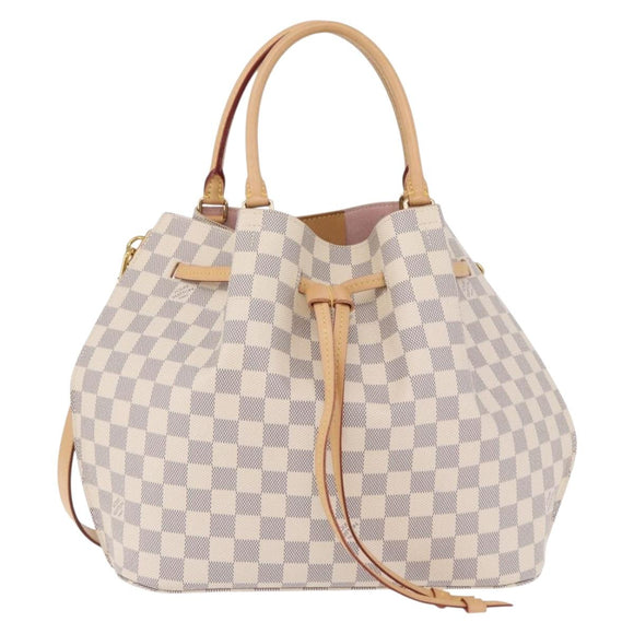 LOUIS VUITTON Damier Azur Giroratta Hand Bag N41579 LV Auth 199999SAM