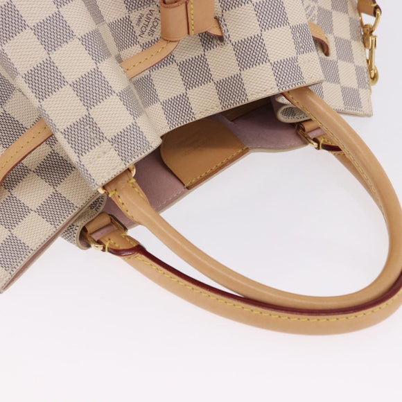 LOUIS VUITTON Damier Azur Giroratta Hand Bag N41579 LV Auth 199999SAM