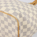 LOUIS VUITTON Damier Azur Saleya MM Tote Bag N51185 LV Auth 200000A-14