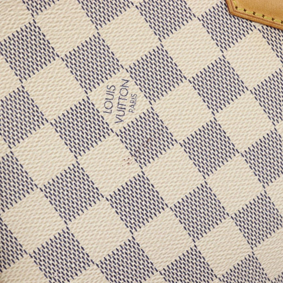 LOUIS VUITTON Damier Azur Saleya MM Tote Bag N51185 LV Auth 200000A