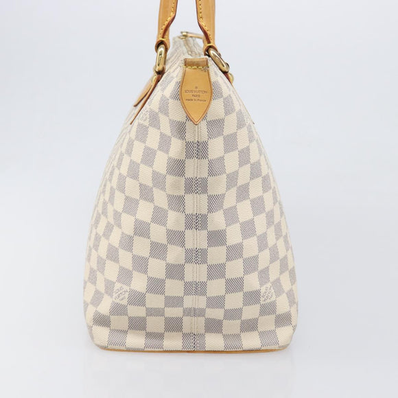 LOUIS VUITTON Damier Azur Saleya MM Tote Bag N51185 LV Auth 200000A
