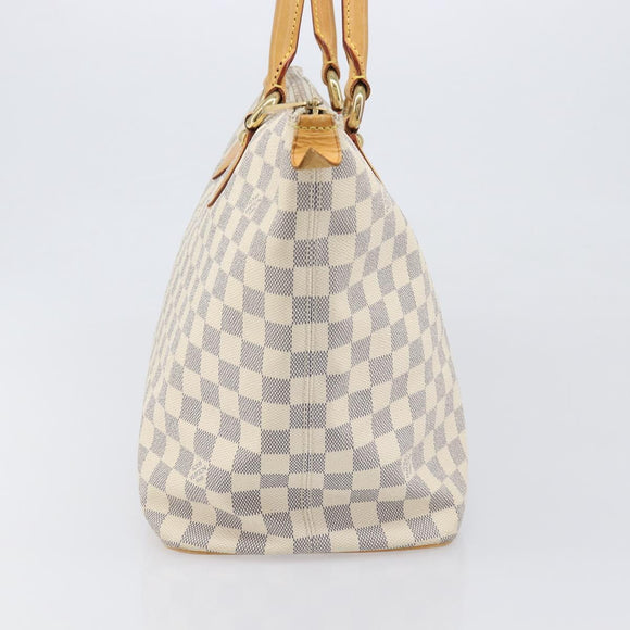 LOUIS VUITTON Damier Azur Saleya MM Tote Bag N51185 LV Auth 200000A