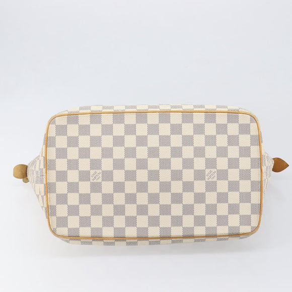 LOUIS VUITTON Damier Azur Saleya MM Tote Bag N51185 LV Auth 200000A