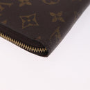 LOUIS VUITTON Monogram Zippy Wallet Long Wallet M42616 LV Auth 200001A-15