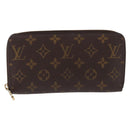 LOUIS VUITTON Monogram Zippy Wallet Long Wallet M42616 LV Auth 200001A-13