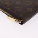 LOUIS VUITTON Monogram Zippy Wallet Long Wallet M42616 LV Auth 200001A-7