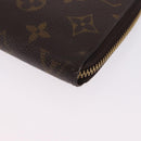 LOUIS VUITTON Monogram Zippy Wallet Long Wallet M42616 LV Auth 200001A-14