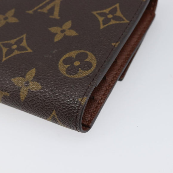 LOUIS VUITTON Monogram Portefeuille International Wallet M61217 LV Auth 200002A
