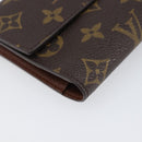 LOUIS VUITTON Monogram Portefeuille International Wallet M61217 LV Auth 200002A-14