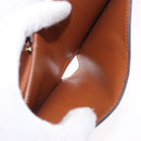 CELINE Triomphe Wallet PVC Gold Dark Brown Auth 200004M-19