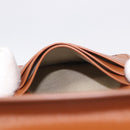 CELINE Triomphe Wallet PVC Gold Dark Brown Auth 200004M-21