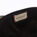 GUCCI GG Canvas Web Sherry Line Hat L Beige Auth 200008M-11