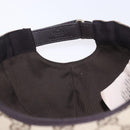 GUCCI GG Canvas Web Sherry Line Hat L Beige Auth 200008M-15