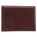 Salvatore Ferragamo Clutch Bag Leather Brown Gold Auth 200009-3