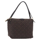 LOUIS VUITTON Monogram Idylle Ballad PM Bag Dark Brown M40573 LV Auth 200011A-1