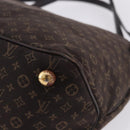 LOUIS VUITTON Monogram Idylle Ballad PM Bag Dark Brown M40573 LV Auth 200011A-14