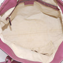 GUCCI GG Canvas Hand Bag 2way Beige Gold 353120 Auth 200012-18