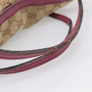 GUCCI GG Canvas Hand Bag 2way Beige Gold 353120 Auth 200012-8