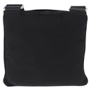PRADA Shoulder Bag Nylon Black Silver Auth 200013A-2