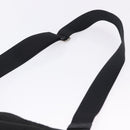 PRADA Shoulder Bag Nylon Black Silver Auth 200013A-14