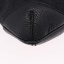 GUCCI GG Canvas Shoulder Bag Black Silver 196140 Auth 200016A-15