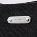 GUCCI GG Canvas Shoulder Bag Black Silver 196140 Auth 200016A-17