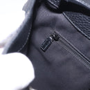 GUCCI GG Canvas Shoulder Bag Black Silver 196140 Auth 200016A-21