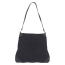 GUCCI GG Canvas Shoulder Bag Black Silver 196140 Auth 200016A-2